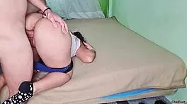 before gym i masturbate then trainer fucks my ass