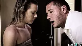 Homeless teen cleaned and roughly fucked by a perv stranger