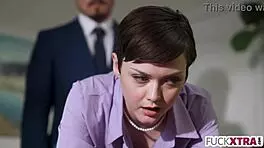 Small Secretary Fucked by New Boss