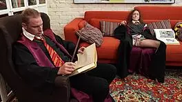 sucking off the headmaster for a better grade