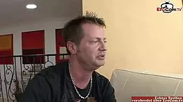 husband fucks skinny blonde teen 18+ infront of wife