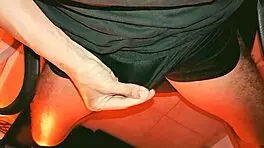 Male Masturbation After Gym With Big Latino Cock Leaking In Boxers While Moaning Hard