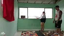 la puta de mi pr m me ayudo hacer cardio comiendo y follando su gran culote