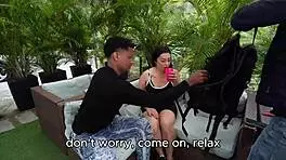 Big ass Latina helped in city, returns with hard fucking