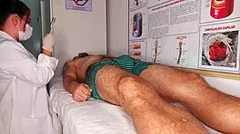 I had an erection in front of the nurse, and it led to rough gay sex in the hospital