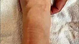 talking to followers showing my feet