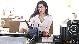 hey, watch this clothed latina get soaked in spunk? 😏