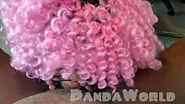 ebony anal slut taking bbc deep in her asshole while 2nd ebony slut swallows bbc