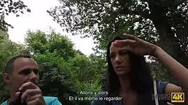 Hunt4k - European teen sells girlfriend for money at office