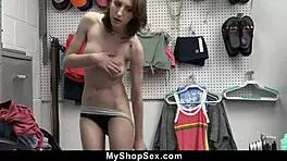 i'm being interrogated by the pervert officer at the shop