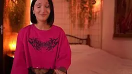 Step-Daughter Asked Her Step-Dad For Help To Heal Her Throat With A Cock