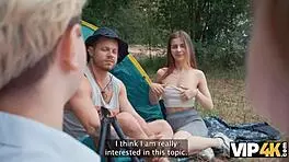 horny couples lick asses in the woods and fuck each other