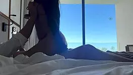 beach babe exposes perfect tits and big ass in public before getting fucked