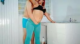 Sensual Latina Housewife Receives Ass Fucking And Blowjob In Laundry Room