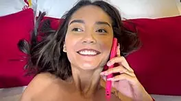 keep talking to your boyfriend, he says as he fucks me rough from behind, making me swallow his cum - allsion sweet