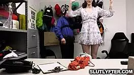 Olivia Madison made a naughty deal with Officer Jack Vegas who caught her stealing!