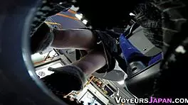 asian teen filmed upskirt in public voyeur style