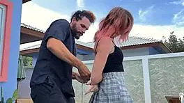 I Love Caressing Outdoor Dirty Socks On Her