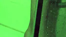 Blonde Teen Enjoys Unique Shower Ritual