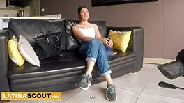 amateur 18yo latina stripped & pounded rough in first time casting