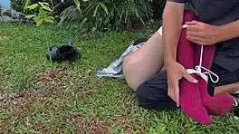 I Love Caressing Outdoor Dirty Socks On Her