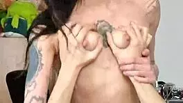 Tall Skinny Girl Rides Cock to Orgasm