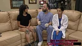 Doctor's new scrubs lead to nurse's masturbation and gaping