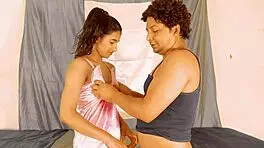 Hot wife Sistya passionately shakes her beautiful ass on cock in rough interracial sex