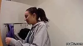 exceptional czech chick is tempted in the shopping centre and shagged in pov