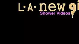 elegant blonde model enjoys a sensual bath