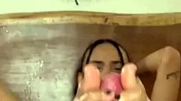 Oily Footjob with Latina Whore in Intense Fetish Scene