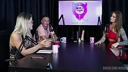 Tati Weg compilation in sheer red lingerie casting