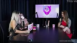 Tati Weg compilation in sheer red lingerie casting