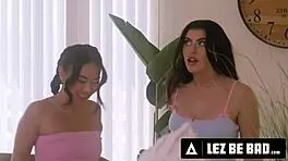 Petite milf disciplines naughty sitters