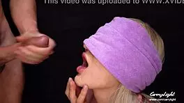 stepson tricks stepmom into tasting cum in mouth