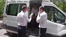 the milkmen with ria sunn 5on1 atm balls deep dap deepthroat milk stuff rough big gapes cum in mouth swallow