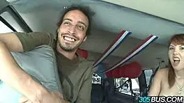 Redhead babe delila darling fucks on fourth of july.