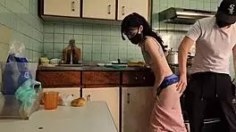 Fuck The Service Employee In Kitchen