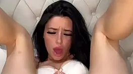 Slutty American Exchange Student Fingers Herself