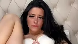 Slutty American Exchange Student Fingers Herself