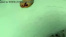 Skinny Teen Pisses On Feet In Shower