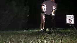 Met two fans at the club and got fucked on the street 😈