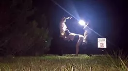 Met two fans at the club and got fucked on the street 😈