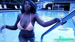 Lana Lava Poolside Public Flashing Preview