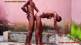 African Horny Slim Lagos Babe Sherry Bella Cheats With Naughty Big Dick Ghetto Lord!