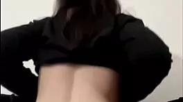 Horny british coed toys herself solo