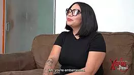 Venezuelan big ass girl passes porn casting and takes big cock.