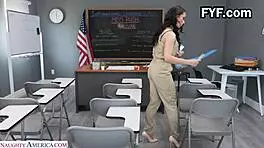 Crystal rush takes pity on horny student with a hard-on