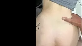 Fuck My Hot Latina In Bathroom Creampie!