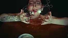 Emo Bondage Whore Faces Tied And Punished With Piss